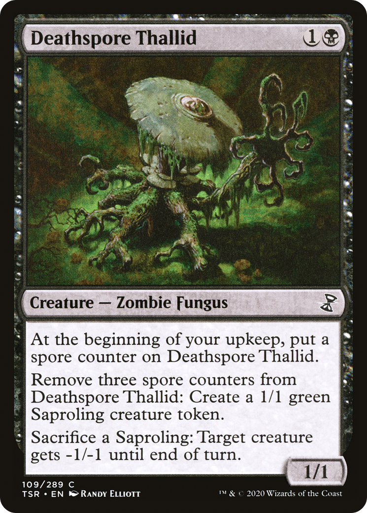 Deathspore Thallid (TSR-109) [Time Spiral Remastered] Foil