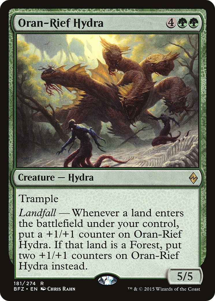 Oran-Rief Hydra (BFZ-181) [Battle for Zendikar]