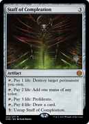 Staff of Compleation (PPONE-242P) [Phyrexia: All Will Be One Promos]