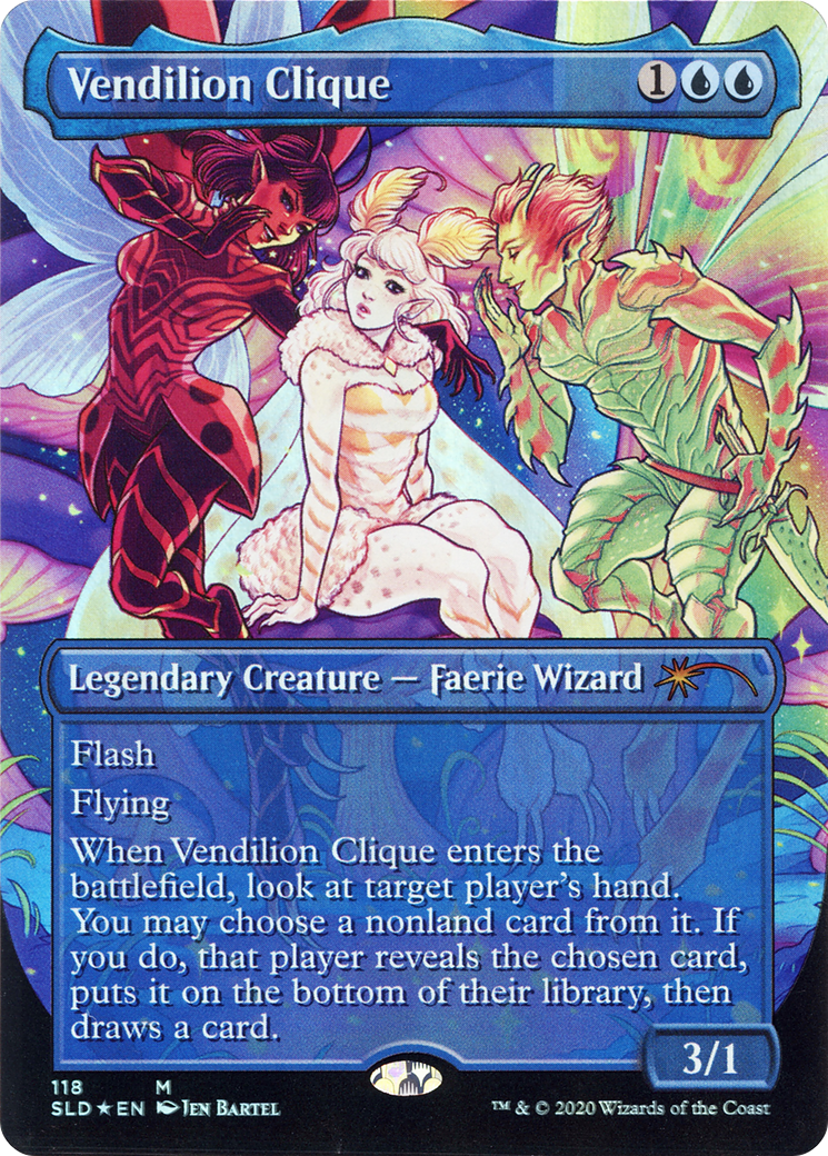 Vendilion Clique (SLD-118) (Borderless) [Secret Lair Drop] Foil