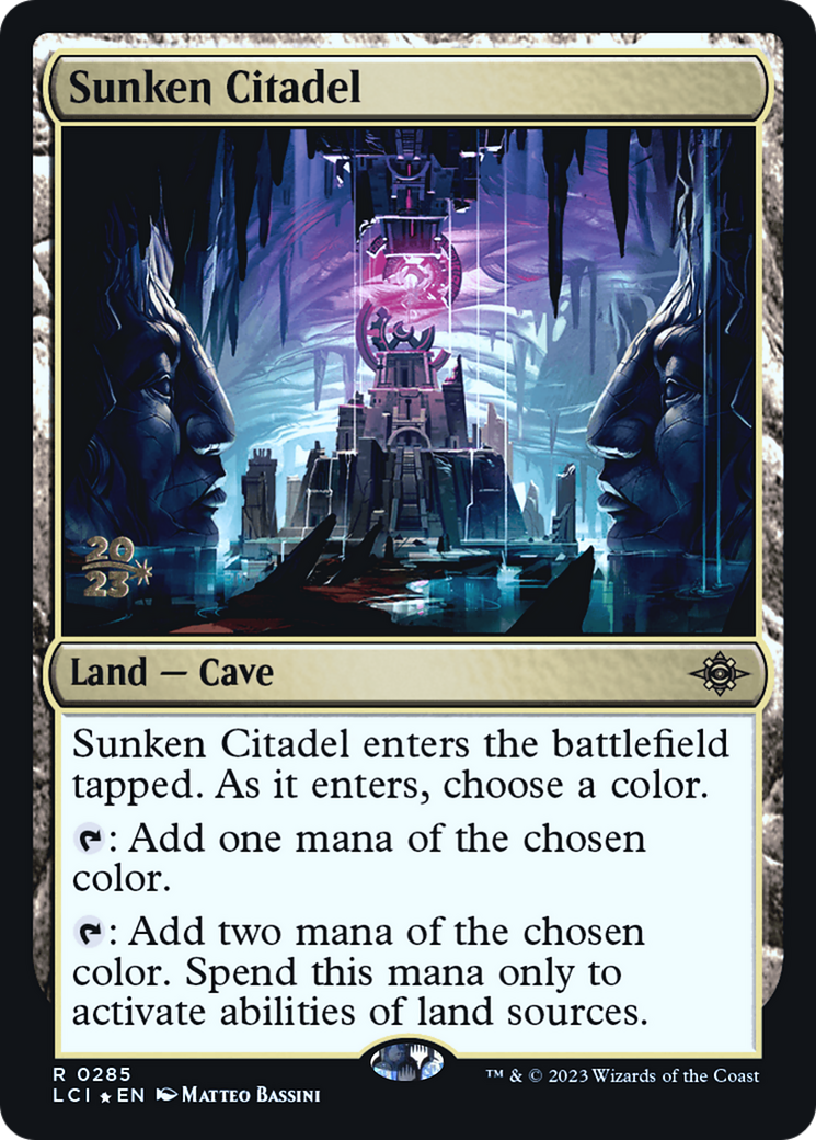 Sunken Citadel (PRE-285S) [The Lost Caverns of Ixalan Promos] Foil