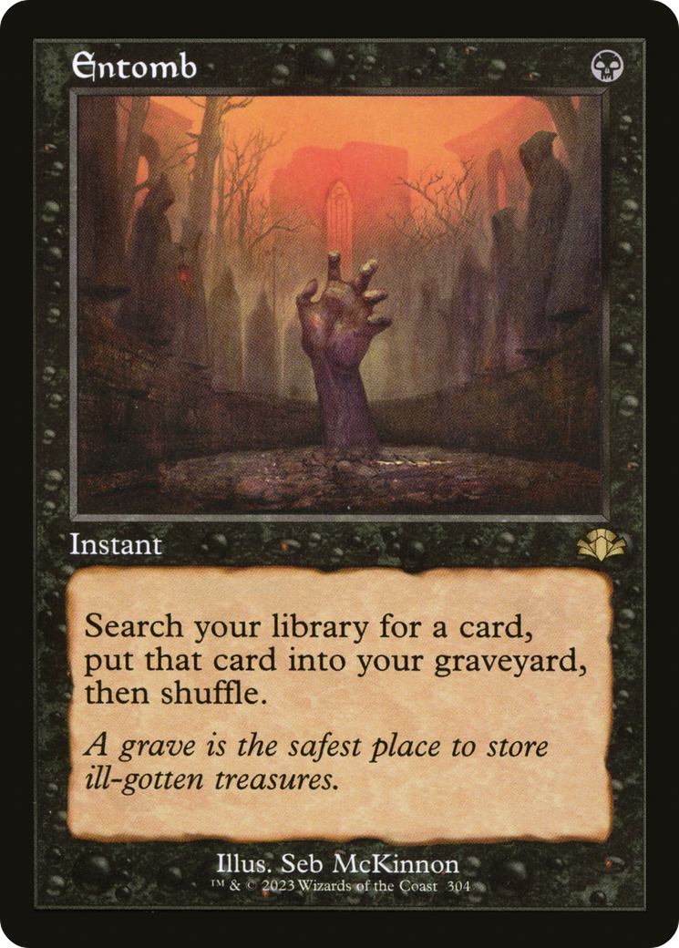 Entomb (DMR-304) [Dominaria Remastered] Foil