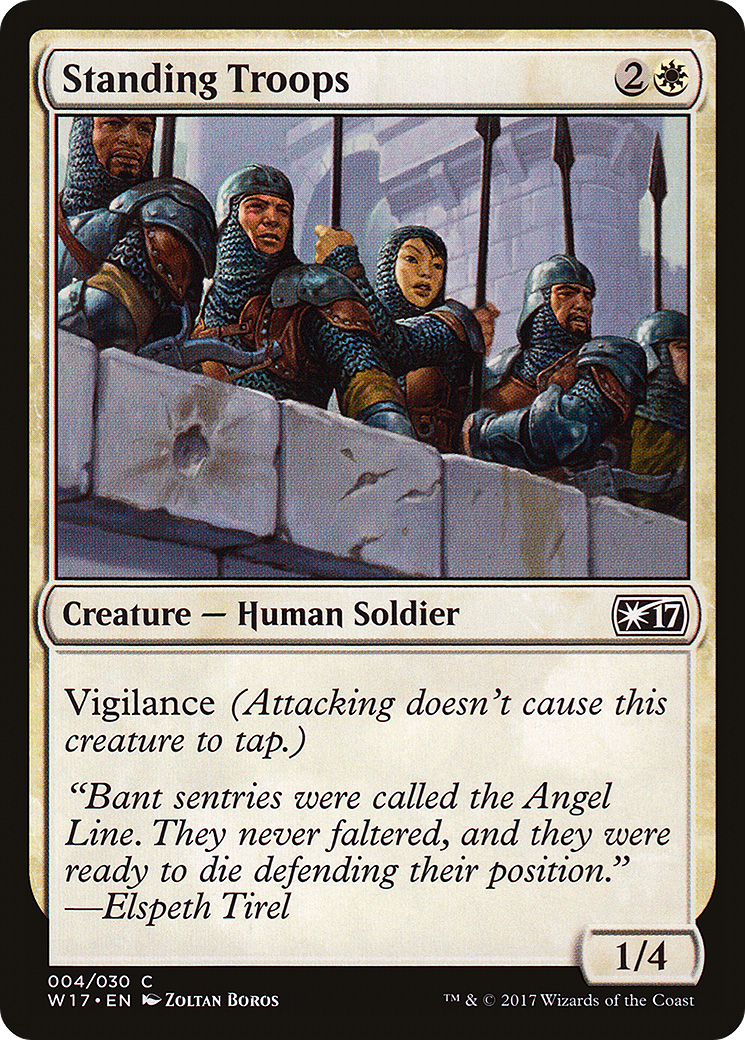 Standing Troops (W17-004) [Welcome Deck 2017]