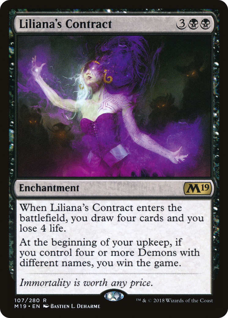 Liliana's Contract (M19-107) [Core Set 2019]