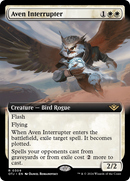 Aven Interrupter (OTJ-309) [Outlaws of Thunder Junction]: (Extended Art) Foil