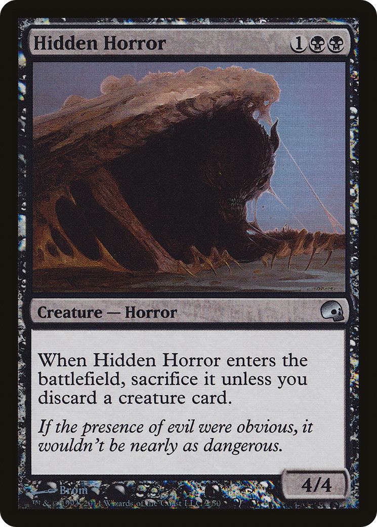 Hidden Horror (GRV-002) [Premium Deck Series: Graveborn] Foil