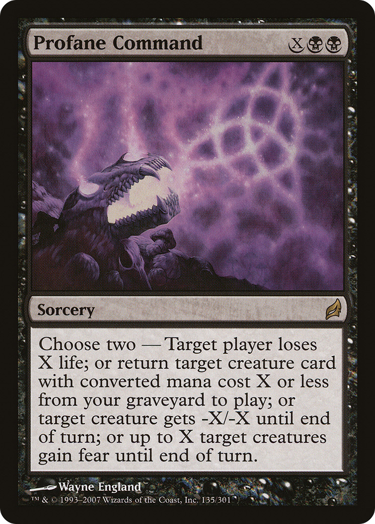 Profane Command (LRW-135) [Lorwyn]