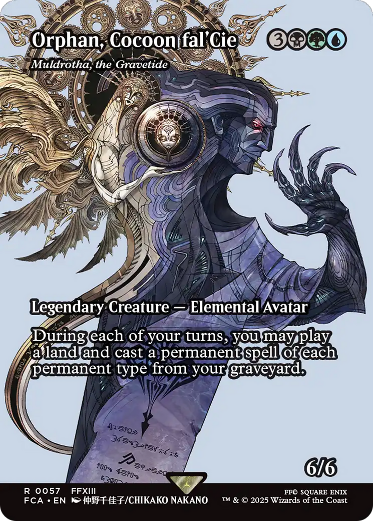 Orphan, Cocoon fal'Cie - Muldrotha, the Gravetide (Showcase) (FCA-057) [FINAL FANTASY: Through the Ages] / Orphan, Cocoon fal'Cie (Borderless) Foil