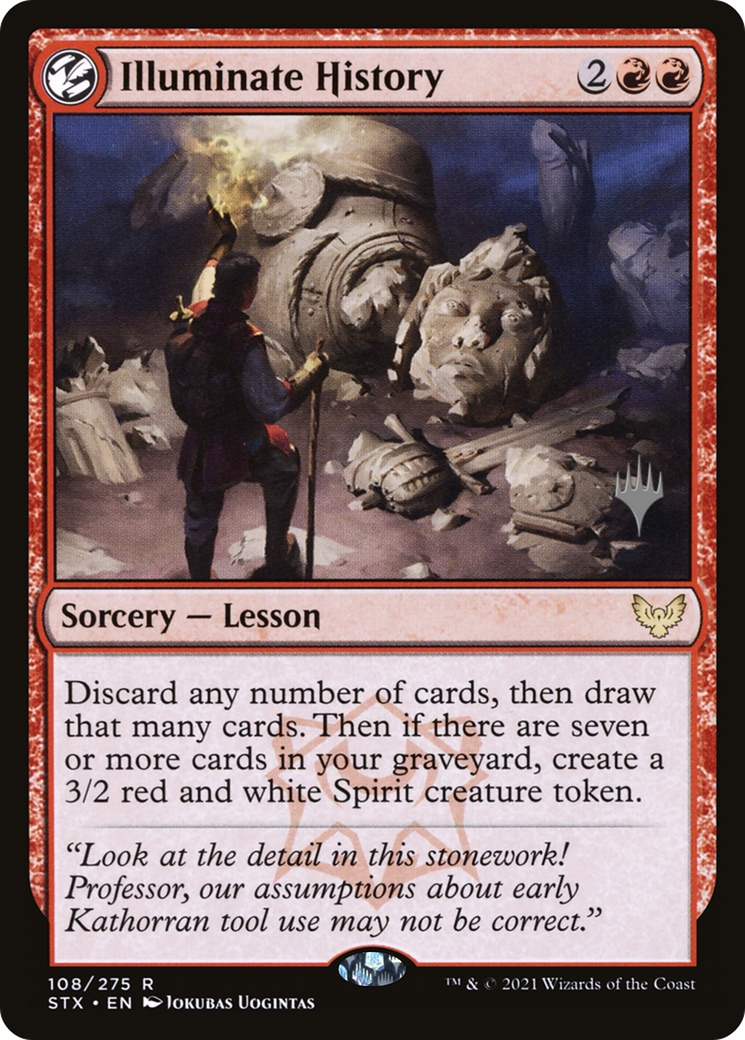 Illuminate History (PPSTX-108P) [Promo Pack: Strixhaven: School of Mages Promos]