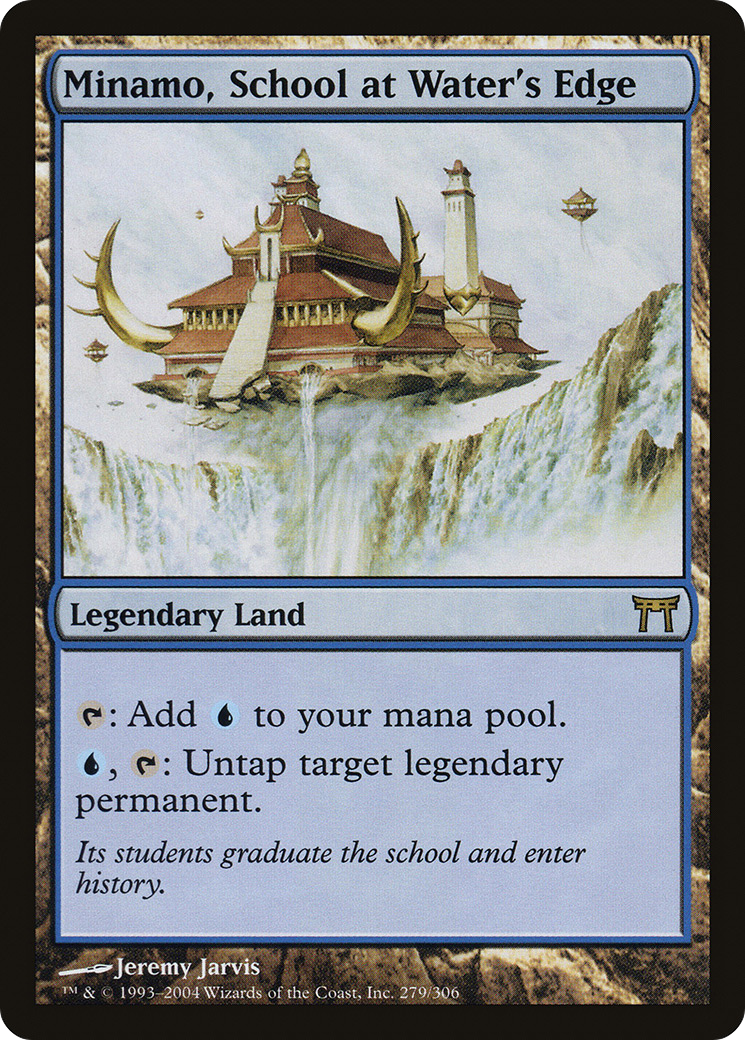 Minamo, School at Water's Edge (CHK-279) [Champions of Kamigawa]