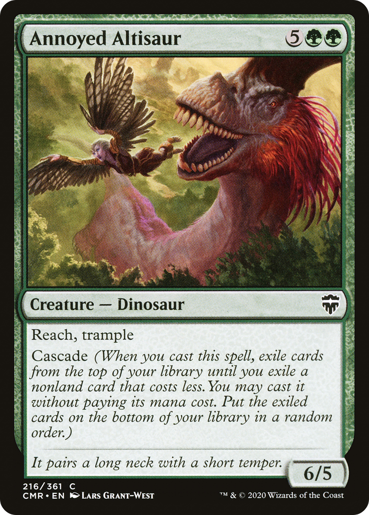 Annoyed Altisaur (CMR-216) [Commander Legends]
