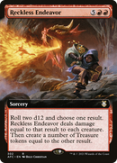 Reckless Endeavor (Extended Art) (AFC-302) [Forgotten Realms Commander]