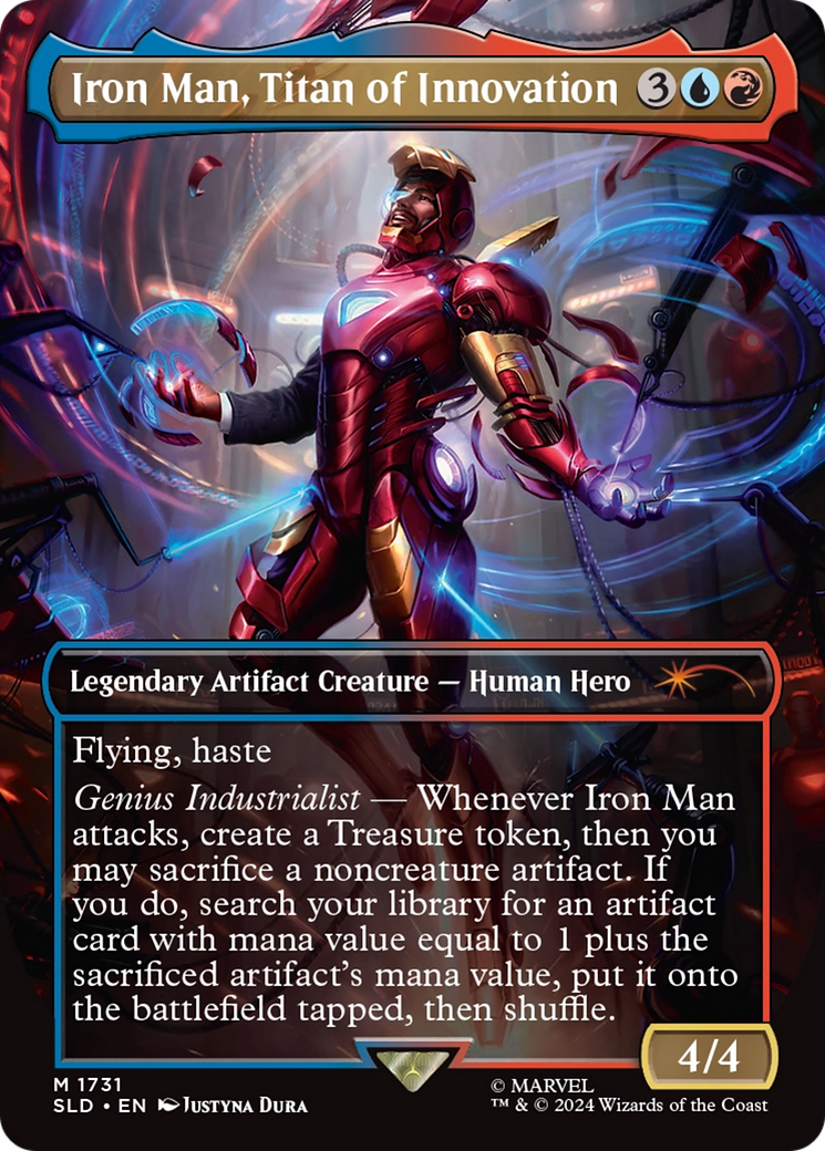 Iron Man, Titan of Innovation (SLD-1731) [Secret Lair Drop] (Borderless)