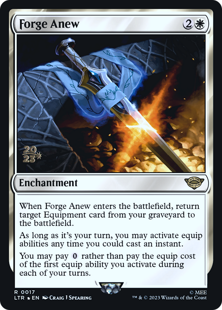 Forge Anew (PRE-17S) [Tales of Middle-earth Promos] Foil
