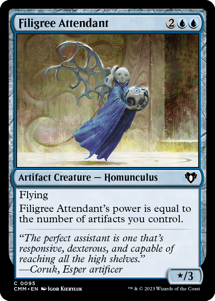 Filigree Attendant (CMM-095) [Commander Masters]