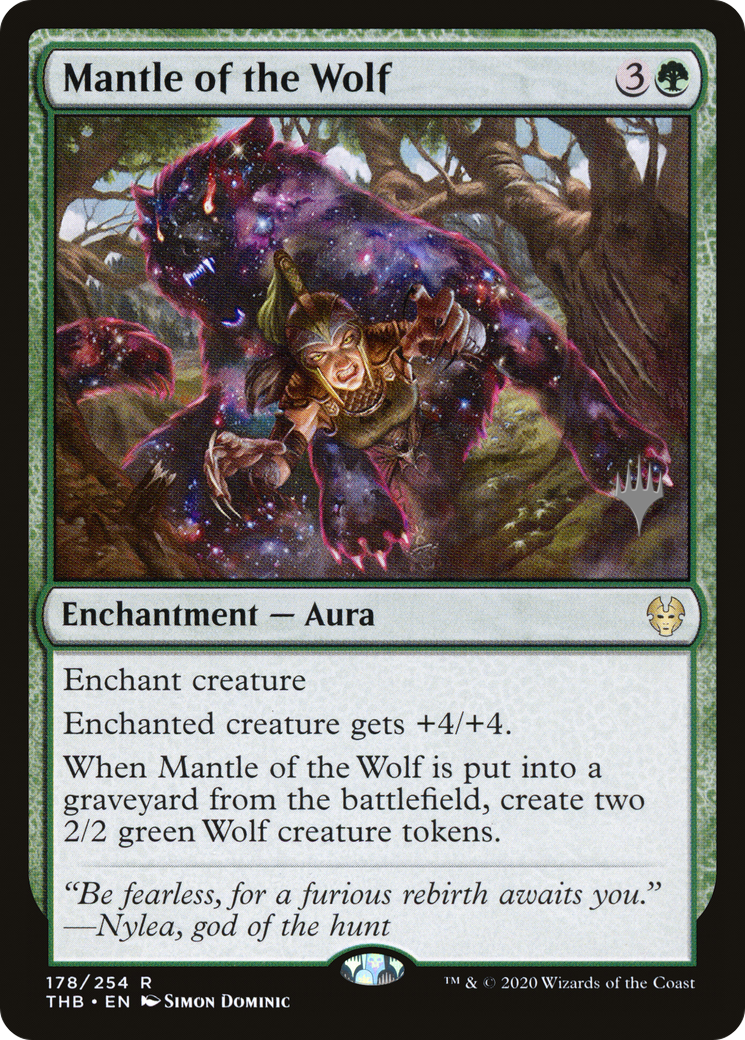Mantle of the Wolf (PPTHB-178P) [Promo Pack: Theros Beyond Death Promos]