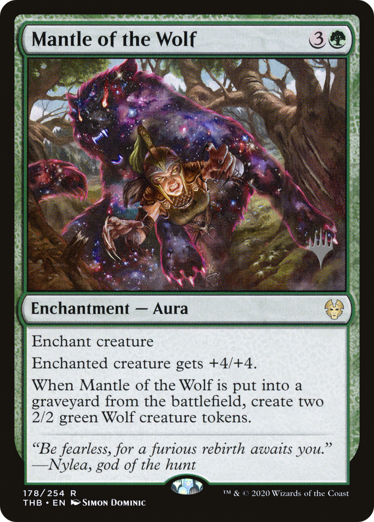 Mantle of the Wolf (PPTHB-178P) [Theros Beyond Death Promos]