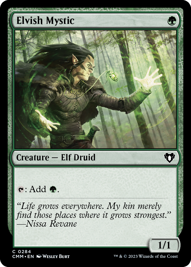 Elvish Mystic (CMM-284) [Commander Masters]