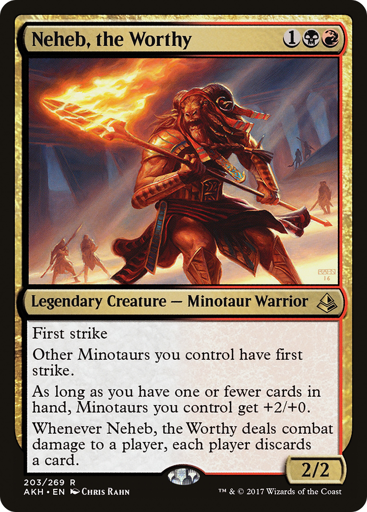 Neheb, the Worthy (AKH-203) [Amonkhet] Foil