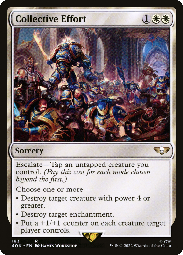 Collective Effort (40K-183) [Warhammer 40,000 Commander]