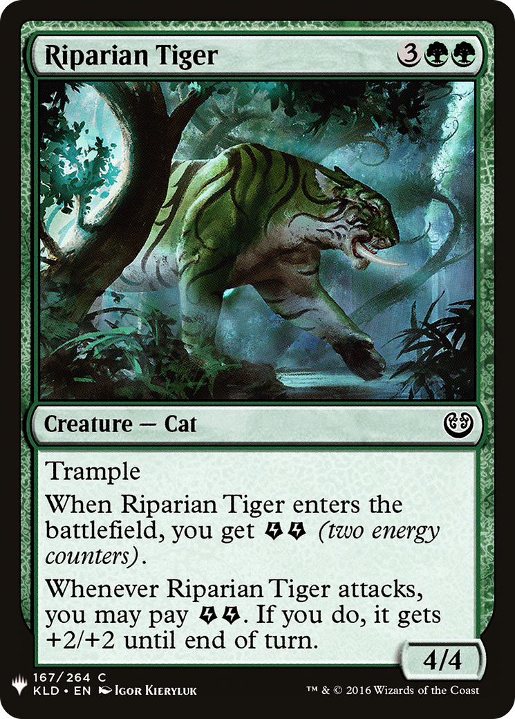 Riparian Tiger (LIST-KLD-167) [The List]