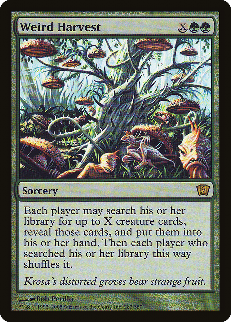 Weird Harvest (9ED-282★) [9th Edition]