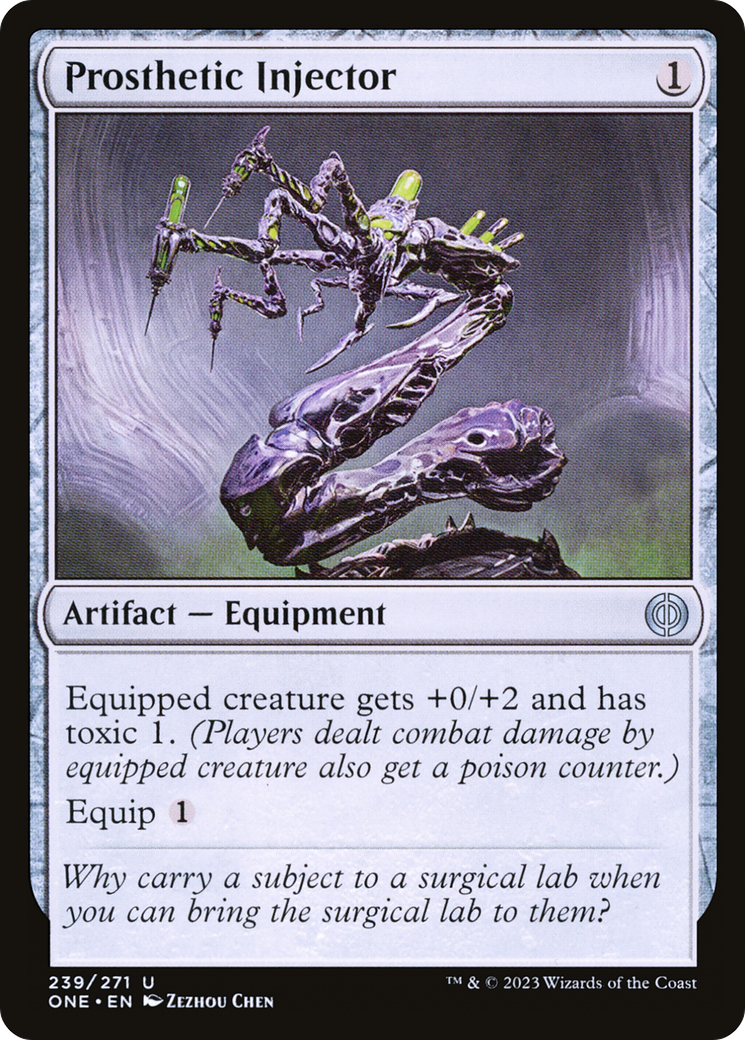 Prosthetic Injector (ONE-239) [Phyrexia: All Will Be One]