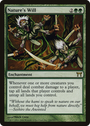 Nature's Will (CHK-230) [Champions of Kamigawa] Foil