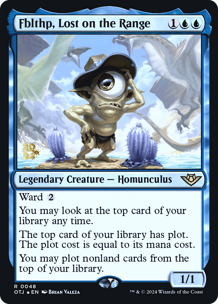 Fblthp, Lost on the Range (PRE-48S) [Outlaws of Thunder Junction Promos] Foil