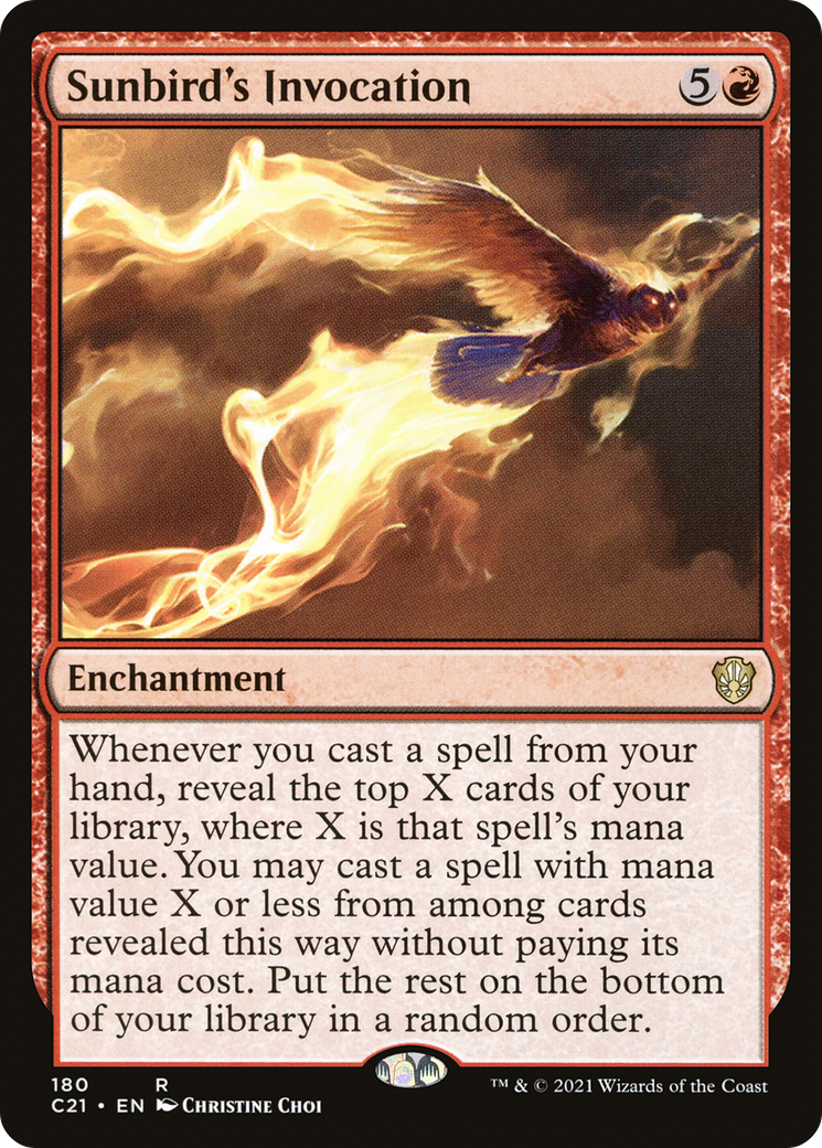 Sunbird's Invocation (C21-180) [Commander 2021]