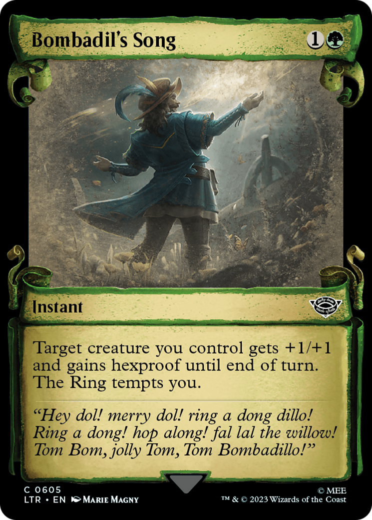 Bombadil's Song (Showcase Scrolls) (LTR-605) [The Lord of the Rings: Tales of Middle-earth]