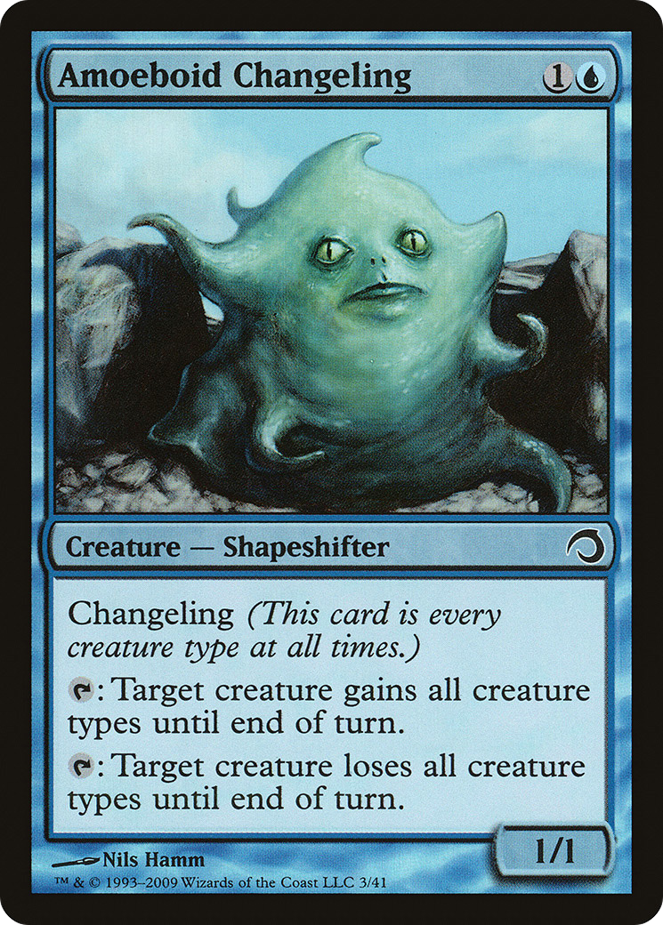 Amoeboid Changeling (PDS-003) [Premium Deck Series: Slivers] Foil