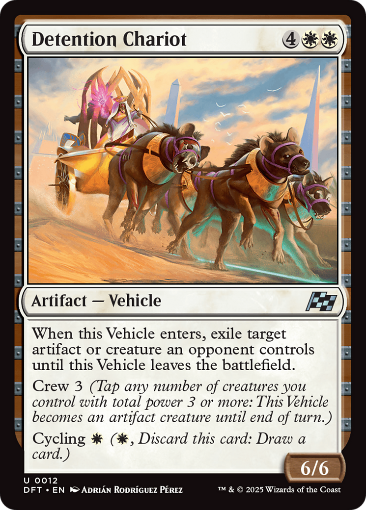 Detention Chariot (DFT-012) [Aetherdrift]