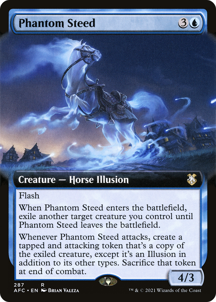 Phantom Steed (Extended Art) (AFC-287) [Forgotten Realms Commander]