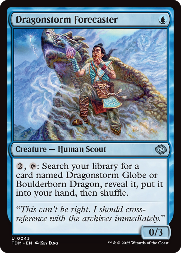 Dragonstorm Forecaster (TDM-043) [Tarkir: Dragonstorm]