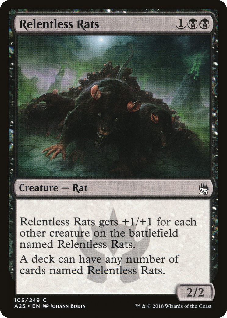 Relentless Rats (A25-105) [Masters 25] Foil