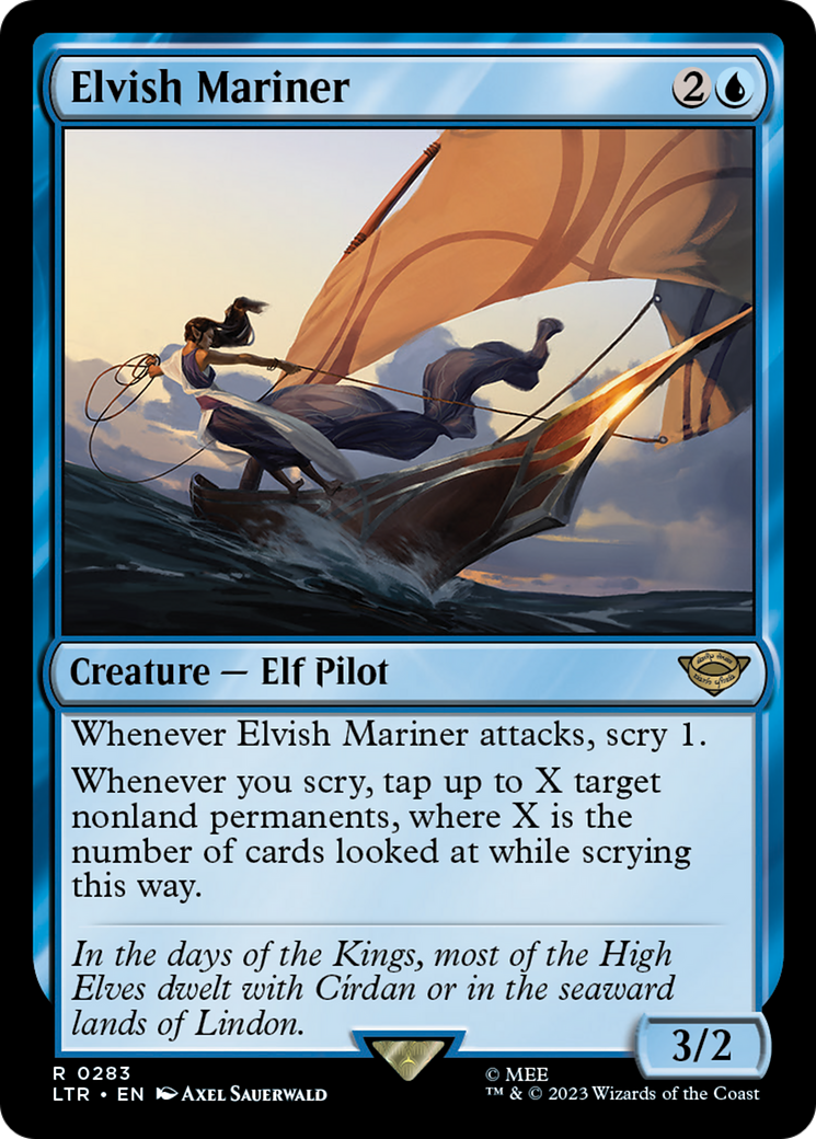 Elvish Mariner (LTR-283) [The Lord of the Rings: Tales of Middle-earth] Foil