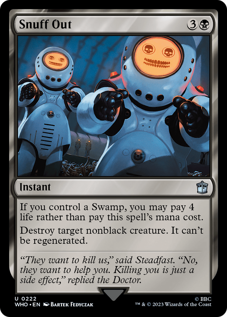 Snuff Out (WHO-222) [Doctor Who] Foil