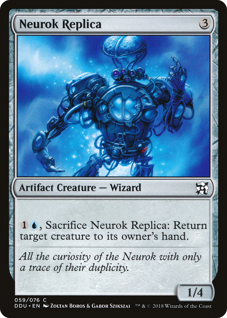 Neurok Replica (DDU-059) [Duel Decks: Elves vs. Inventors]