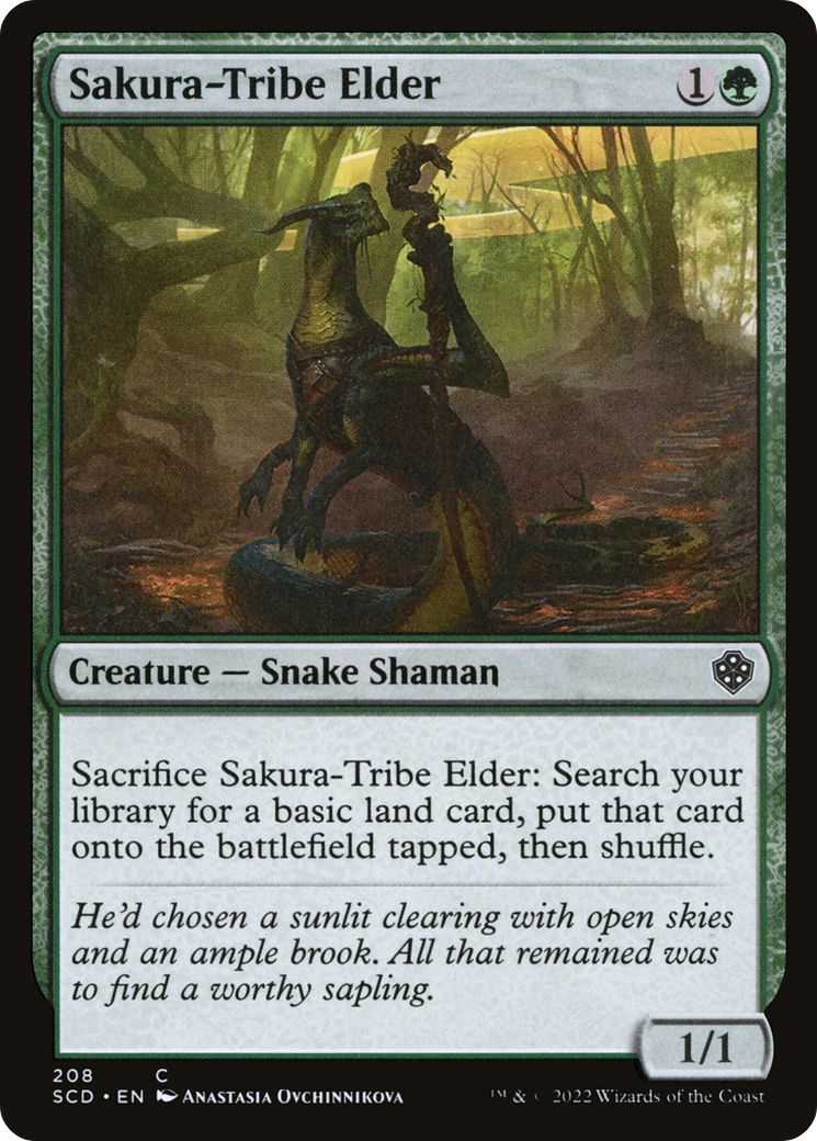 Sakura-Tribe Elder (SCD-208) [Starter Commander Decks]