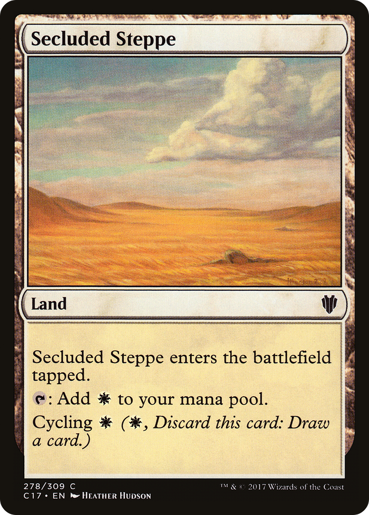 Secluded Steppe (C17-278) [Commander 2017]