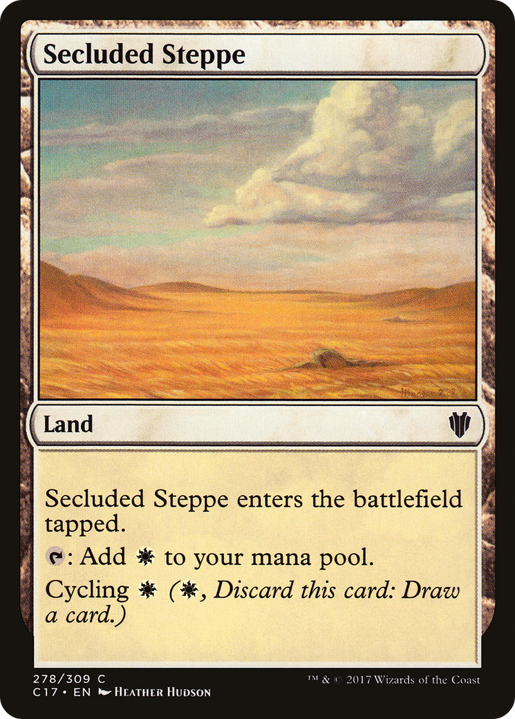 Secluded Steppe (C17-278) [Commander 2017]