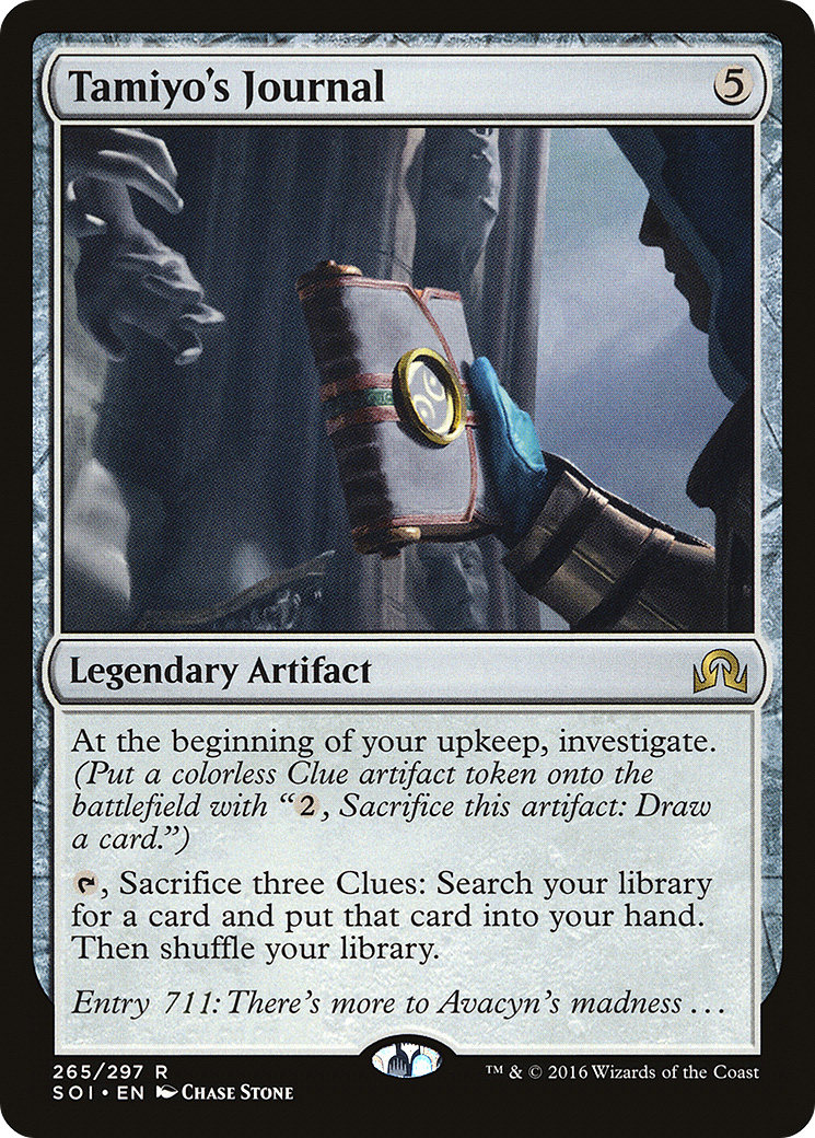 Tamiyo's Journal (SOI-265†C) [Shadows over Innistrad]