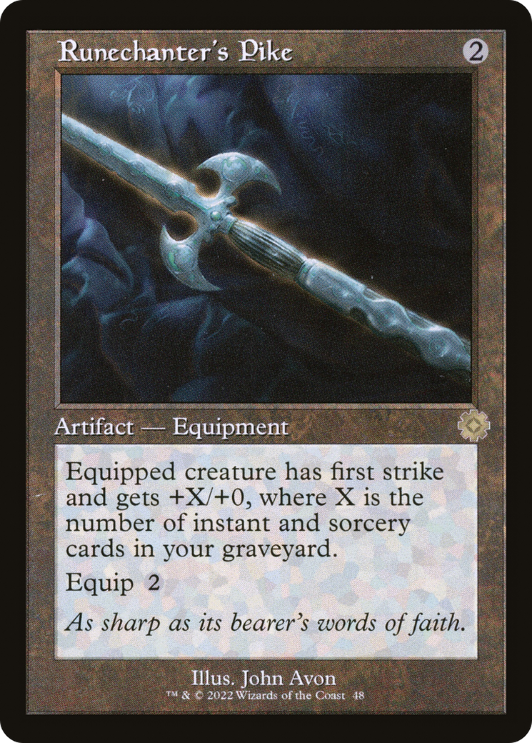 Runechanter's Pike (BRR-048) [The Brothers' War Retro Artifacts]