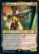 Flamewar, Brash Veteran // Flamewar, Streetwise Operative (BOT-010) [Transformers]: (convertdfc)
