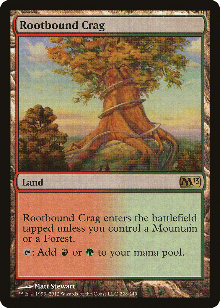 Rootbound Crag (M13-228) [Magic 2013]