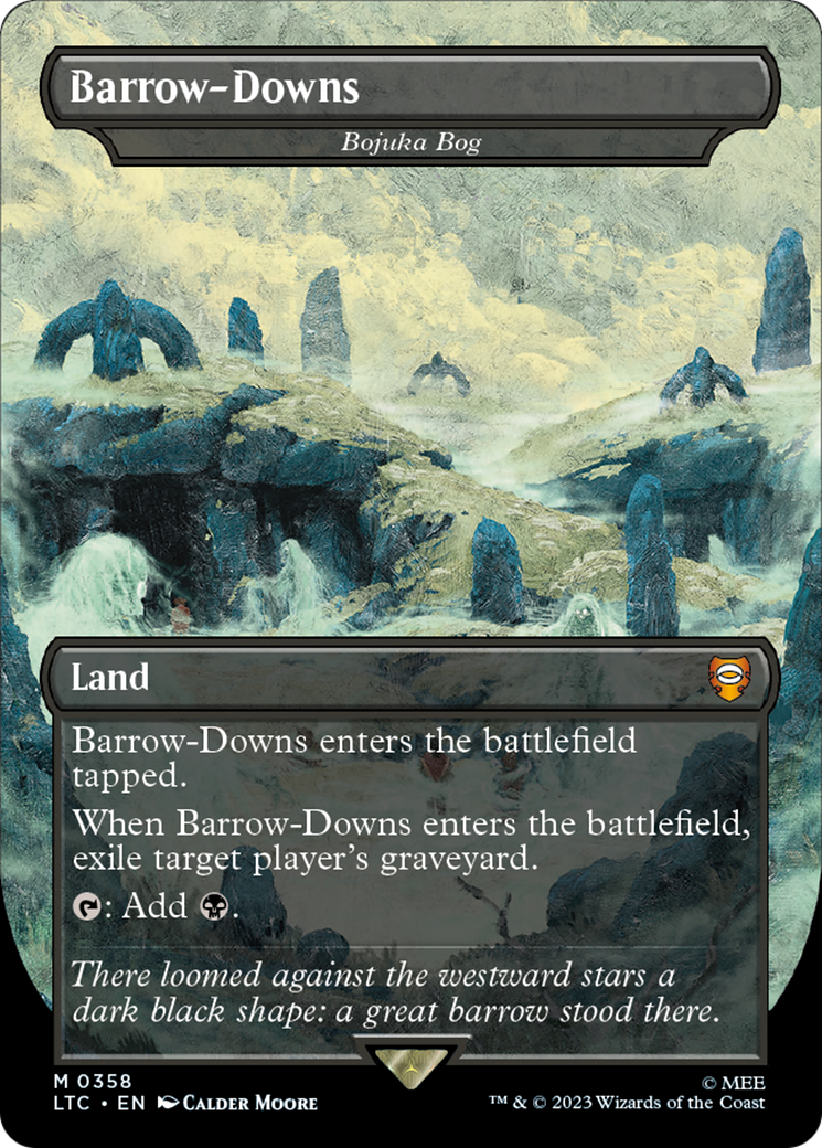 Barrow-Downs - Bojuka Bog (LTC-358) (Borderless) [Tales of Middle-earth Commander]