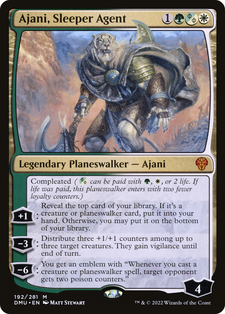 Ajani, Sleeper Agent (DMU-192) [Dominaria United]