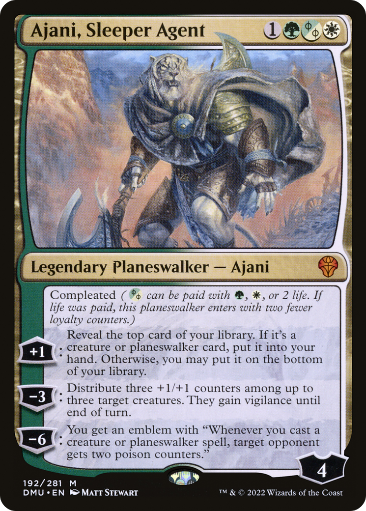 Ajani, Sleeper Agent (DMU-192) [Dominaria United] Foil