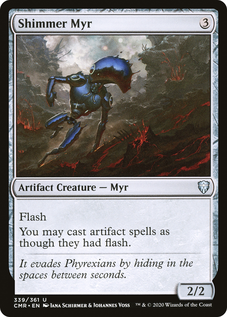 Shimmer Myr (CMR-339) [Commander Legends] Foil